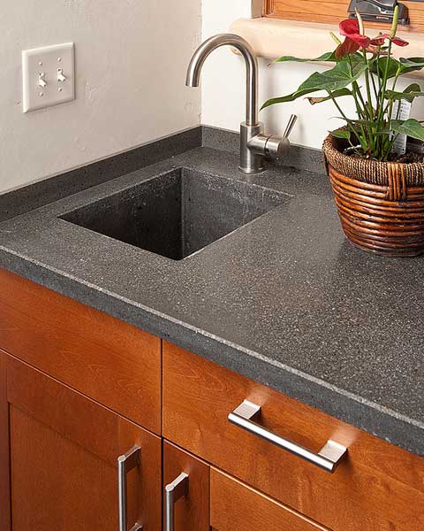 GeoMatrix fly ash and glass countertops