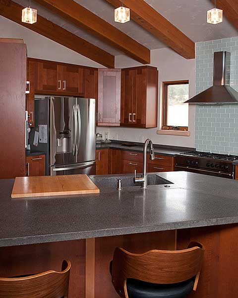 GeoMatrix fly ash and glass countertops